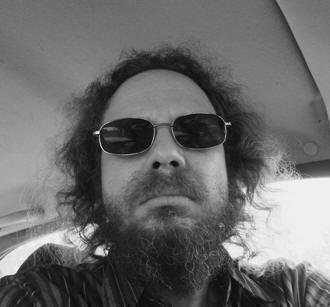 Robert Schoch self portrait of him driving to North Carolina before his final days.