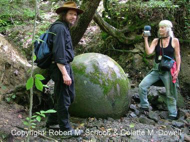 Image of Bosnia Stone Spheres in Zavidovici Colette Dowell Robert Schoch in Bosnia