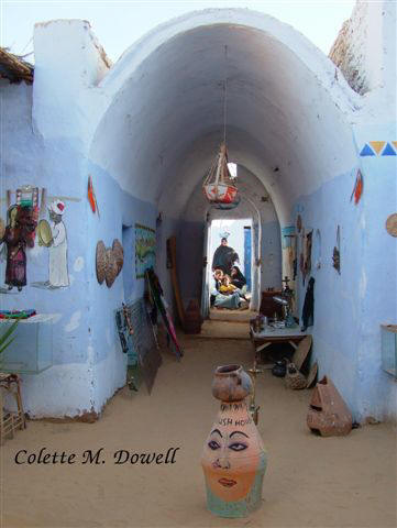 Photograph by Colette Dowell while at the Alligator Inn in Nubia off the river Nile, near border of Egypt.