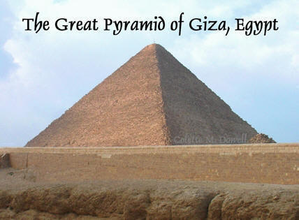 Image of Great Pyramid photograph by Colette Dowell in Giza Egypt