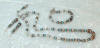 Image of jewelry bronze and glass beads handcrafted 