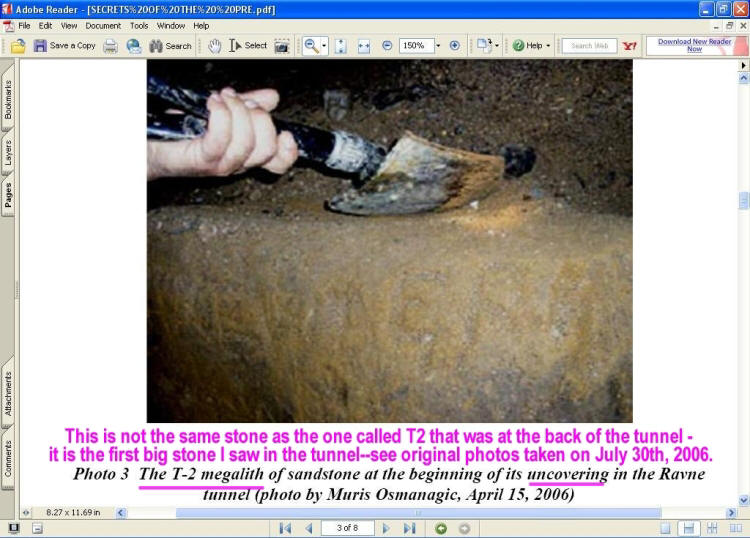 Colette Dowell Bosnian Pyramid Sun Ravne Tunnel Inscription Stone hoax